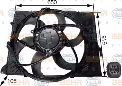 Ventilator răcire motor