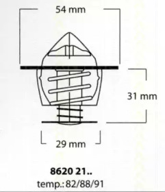 Termostat de apă