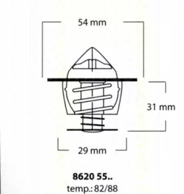 Termostat de apă