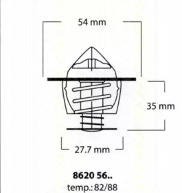 Termostat de apă