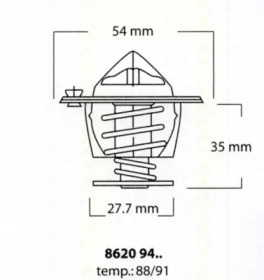 Termostat de apă