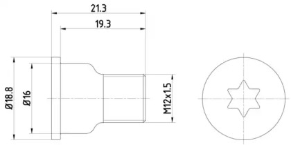 SURUB, DISC FRANA