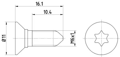 SURUB, DISC FRANA