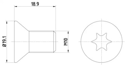 SURUB, DISC FRANA