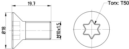 SURUB, DISC FRANA