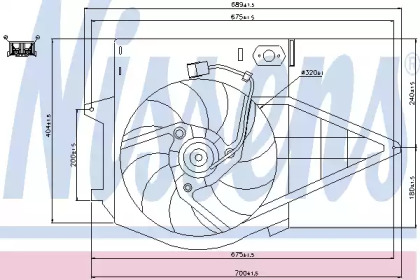 Ventilator răcire motor