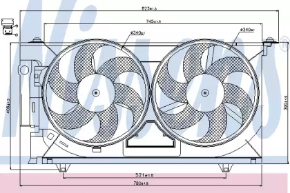 Ventilator răcire motor