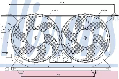 Ventilator răcire motor