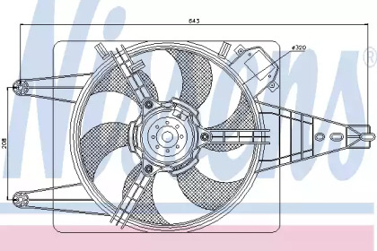 Ventilator răcire motor