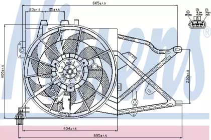 Ventilator răcire motor