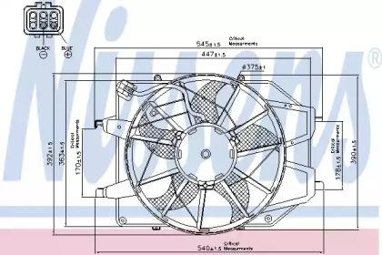 Ventilator răcire motor