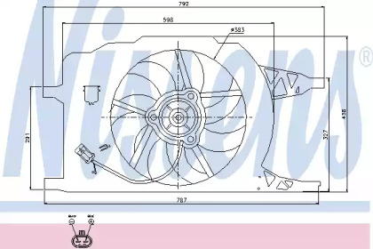 Ventilator răcire motor