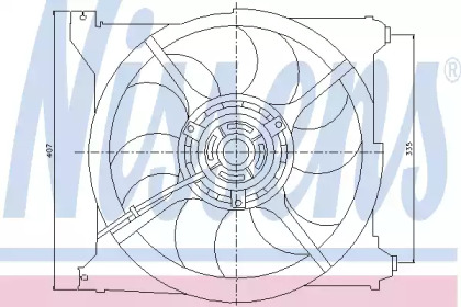 Ventilator răcire motor