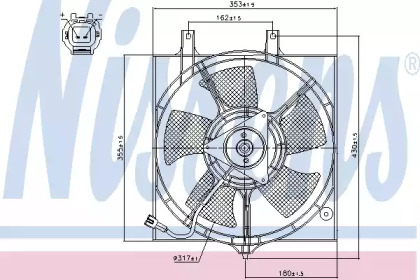 Ventilator răcire motor