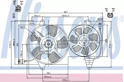 Ventilator răcire motor