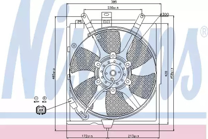 Ventilator răcire motor