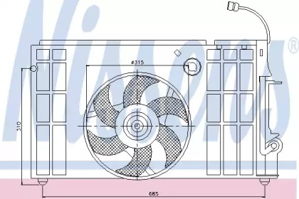 Ventilator răcire motor