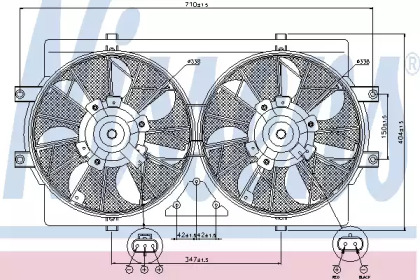 Ventilator răcire motor