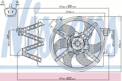 Ventilator răcire motor