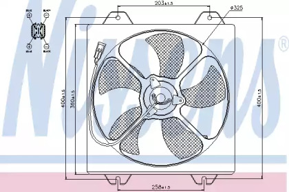 Ventilator răcire motor