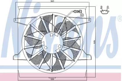 Ventilator răcire motor