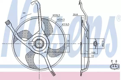 Ventilator răcire motor