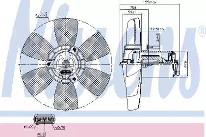 Ventilator răcire motor