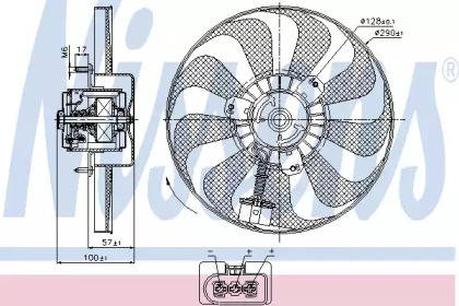 Ventilator, radiator