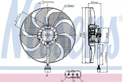 Ventilator, radiator