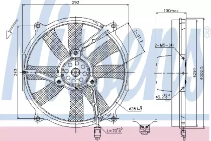 Ventilator răcire motor