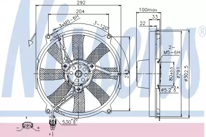 Ventilator răcire motor