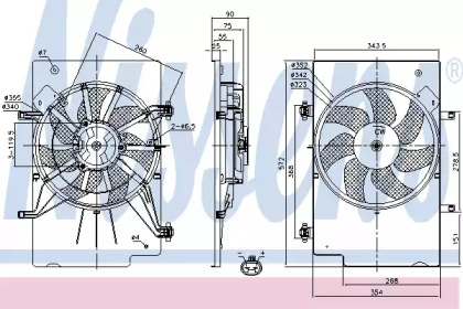 Ventilator răcire motor