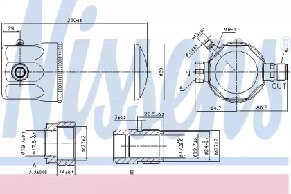 Filtru uscator aer condiționat