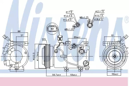 COMPRESOR CLIMATIZARE HYUNDAI ELANTRA (AD) (15-), HYUNDAI ELANTRA (MD/UD) (10-), HYUNDAI I30 (GD) (12-), KIA CEE'D (JD) (12-)