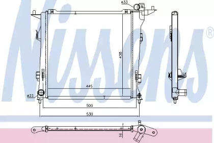 Radiator apă răcire motor