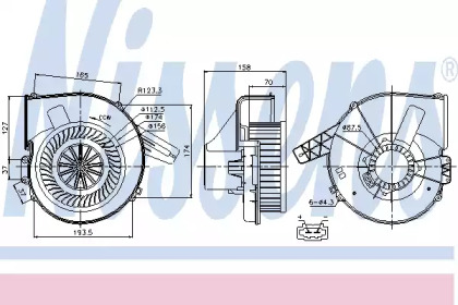 Ventilator aeroterma