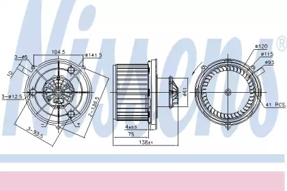 Ventilator aeroterma