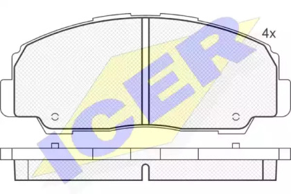 Set plăcuțe frână, frână pe disc