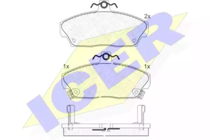 Set plăcuțe frână, frână pe disc