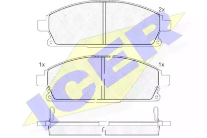 Set plăcuțe frână, frână pe disc