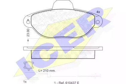 ZA—LEPKA PRZEWODU POWIETRZA MINI R55, R61