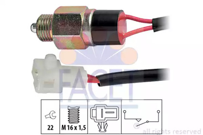 Contactor, lumină mers inapoi