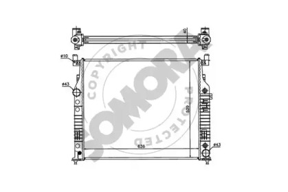 Radiator apă răcire motor