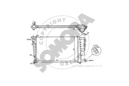 Radiator apă răcire motor