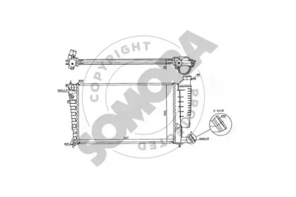 Radiator apă răcire motor