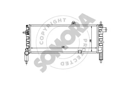 Radiator apă răcire motor