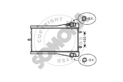 Radiator apă răcire motor