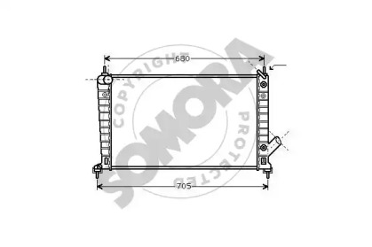 Radiator apă răcire motor