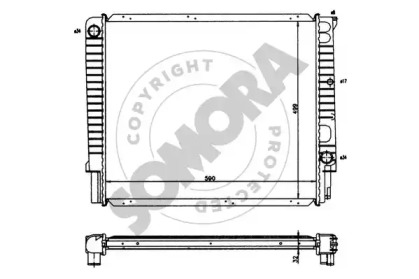 Radiator apă răcire motor