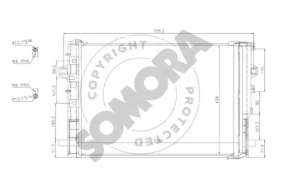 ODBLASK ZDERZAKA FORD T. MONDEO 10- PR